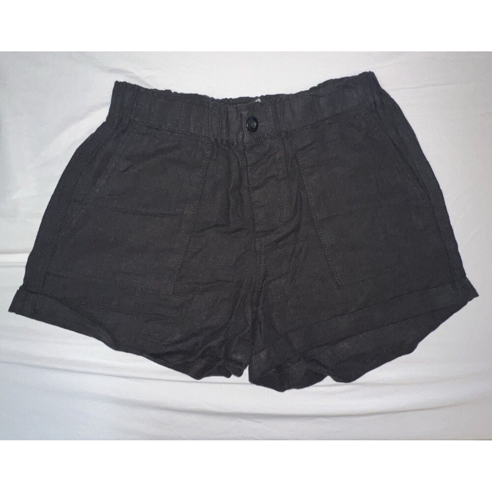 BLANK NYC Black Linen Blend Shorts Size‎ XS